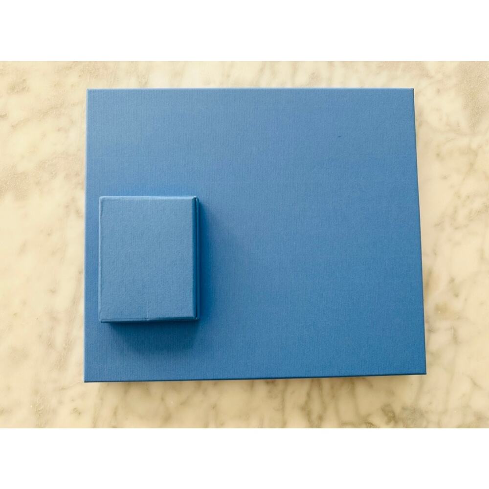 Smythson Box Set Large & Small Ribbon & Tissue EUC Display Gift Storage - Picture 5 of 5